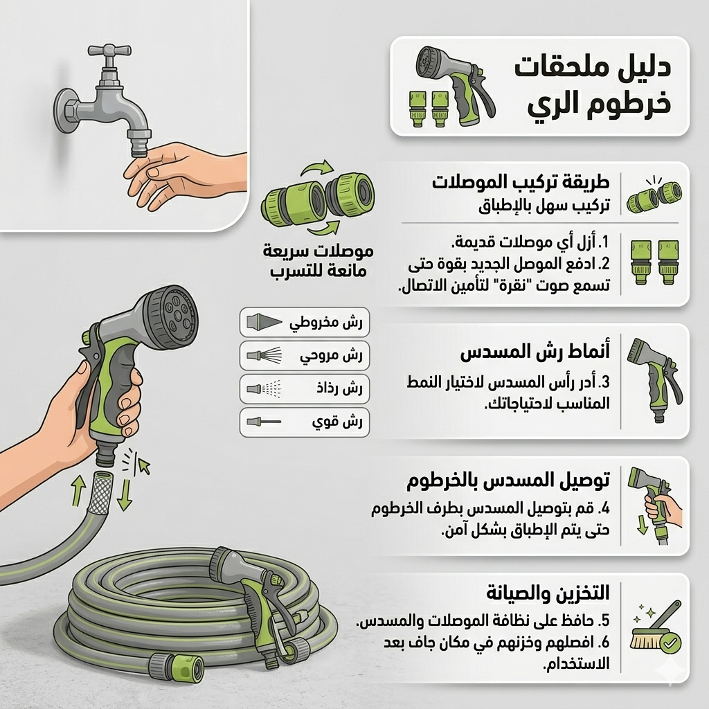 خرطوم مياه PVC عالي الجودة بطول 30 متر – قوة، مرونة، وأداء يدوم طويلاً - الصورة 6