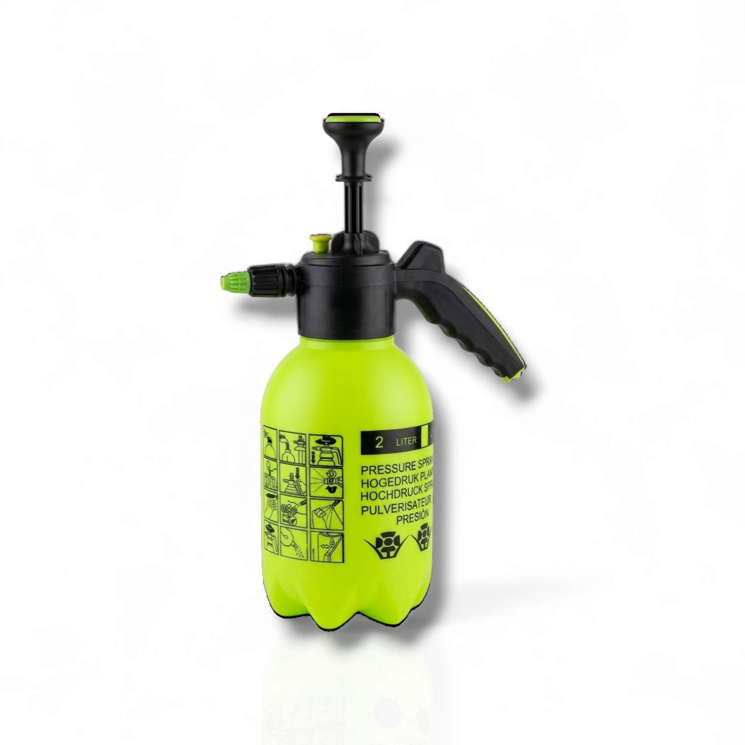 بخاخ ضغط الماء اليدوي المتطور (Pressure Sprayer) – سعة 2 لتر