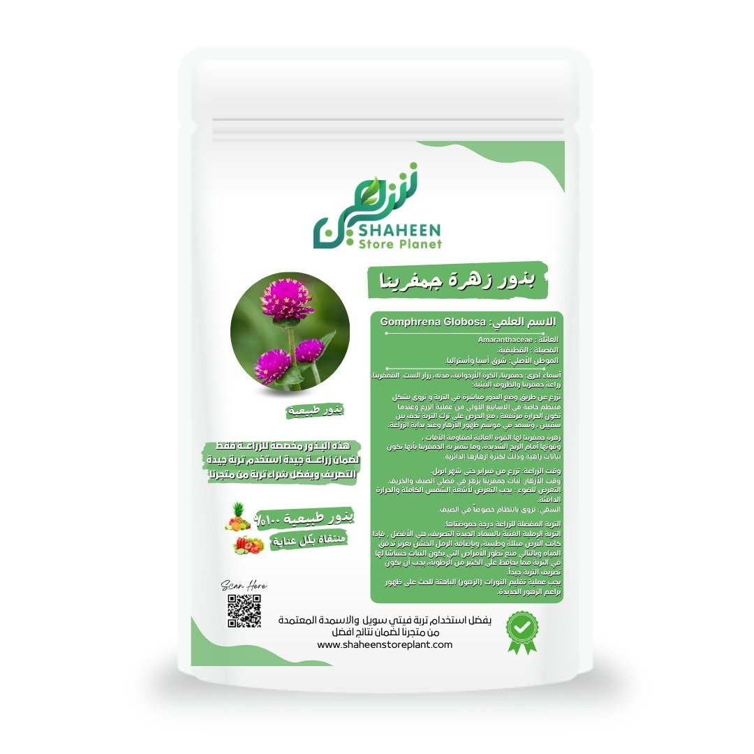 بذور جمفرينا (Gomphrena globosa ) جمفرينا