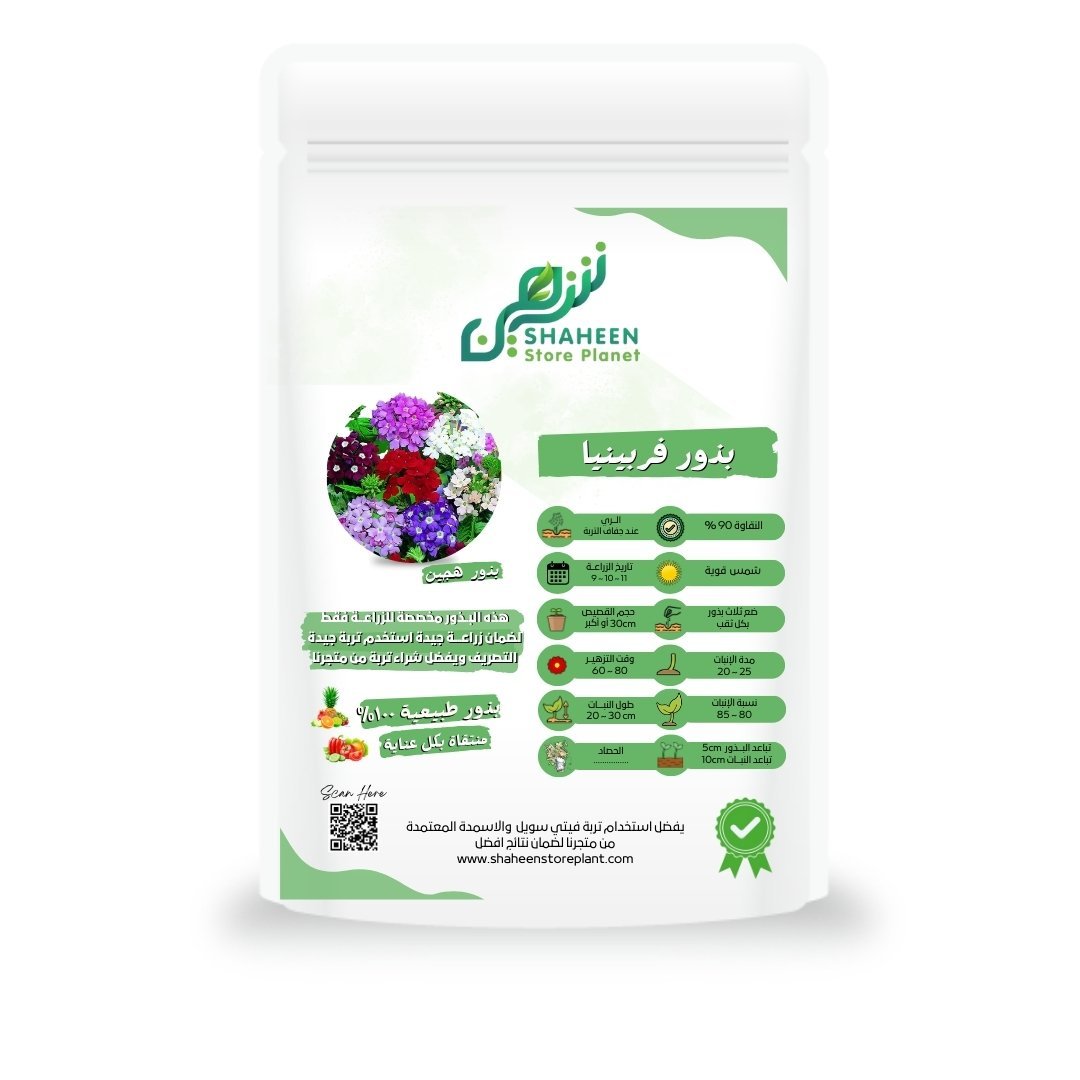 بذور زهرة فربينيا (Verbena officinalis) فربينيا