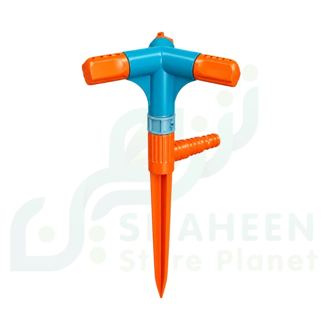 رشاش مسطحات يعمل بضغط الماء إيطالي – دائرية 360 درجة (3 فوهات)