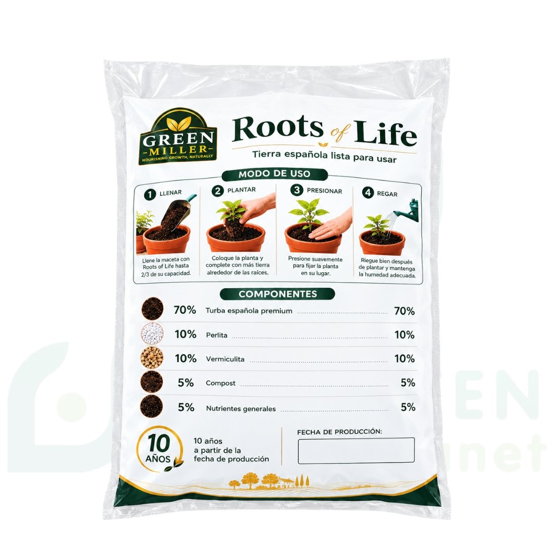 تربة جاهزة للاستخدام Roots of Life (10 لتر) – GREEN MILLER - الصورة 2
