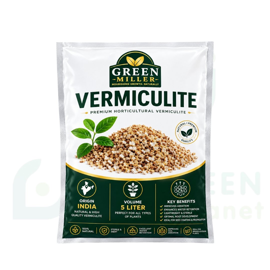 فيرميكوليت زراعي فاخر Vermiculite (5 لتر) – GREEN MILLER