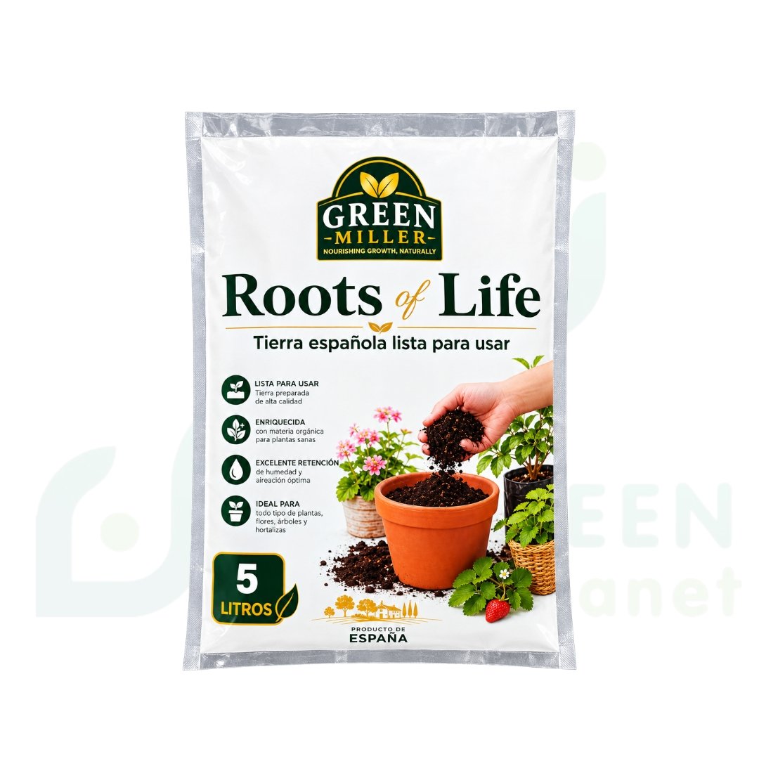 تربة جاهزة للاستخدام Roots of Life (5 لتر) – GREEN MILLER