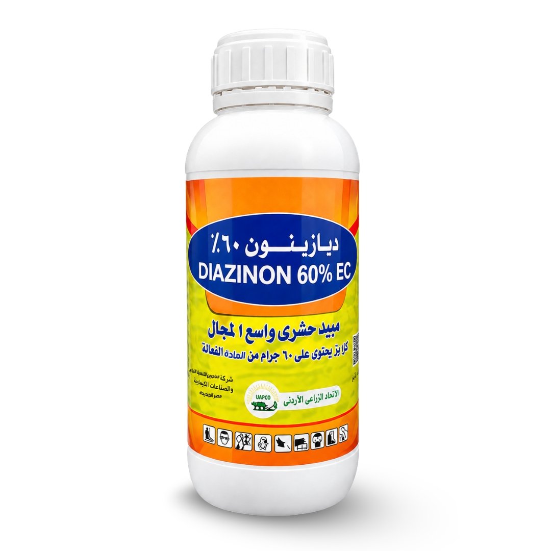 ديازينون 60% DIAZINON 60% EC مبيد حشري (عبوة 1 لتر / 1000 سم³)