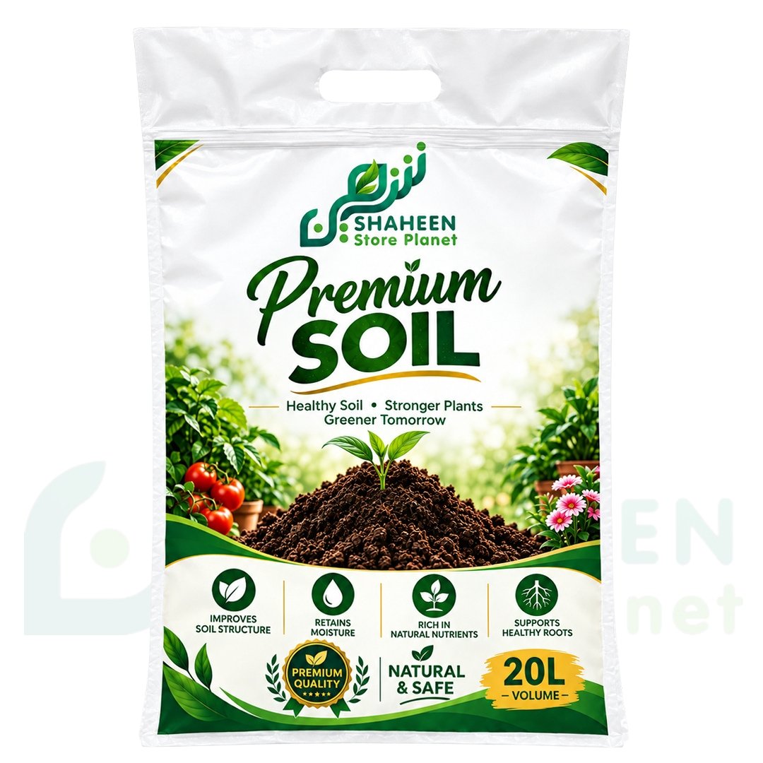 تربة زراعية فائقة الجودة Premium Soil - سعة 20 لتر