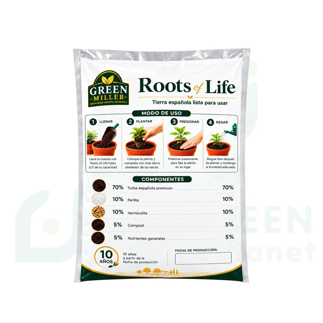 تربة جاهزة للاستخدام Roots of Life (5 لتر) – GREEN MILLER - الصورة 2