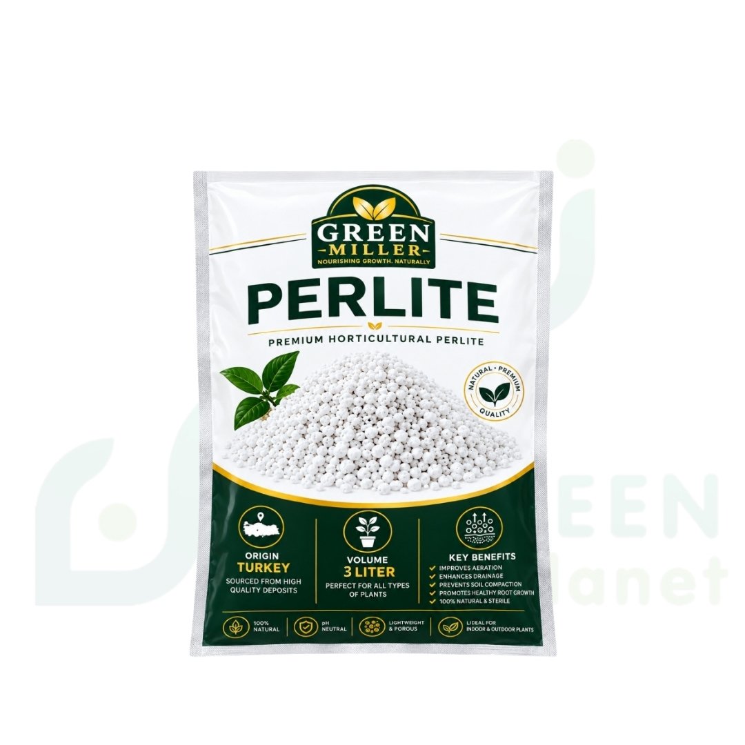 بيرلايت زراعي فاخر Perlite (3 لتر) – GREEN MILLER