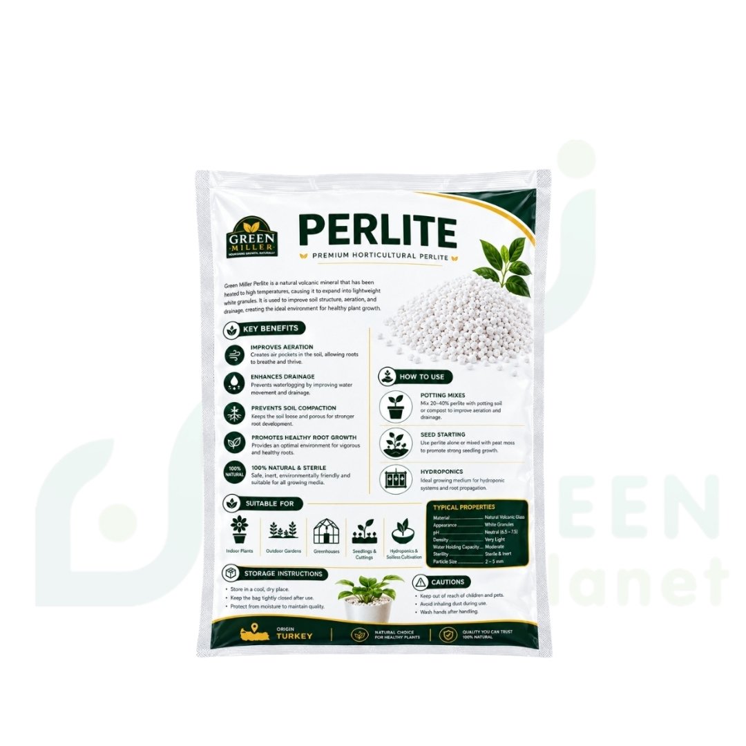 بيرلايت زراعي فاخر Perlite (3 لتر) – GREEN MILLER - الصورة 2