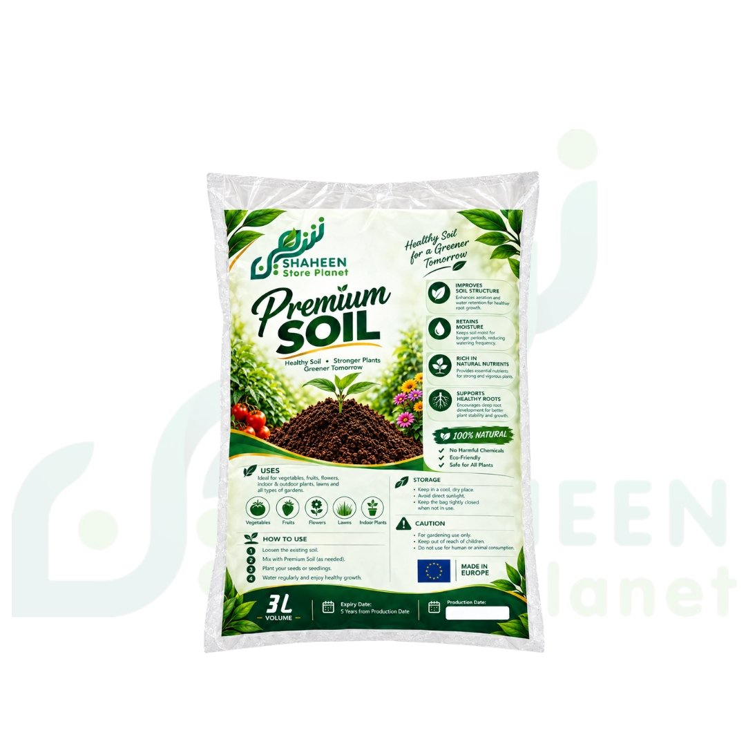 تربة زراعية فائقة الجودة Premium Soil - سعة 3 لتر - الصورة 2