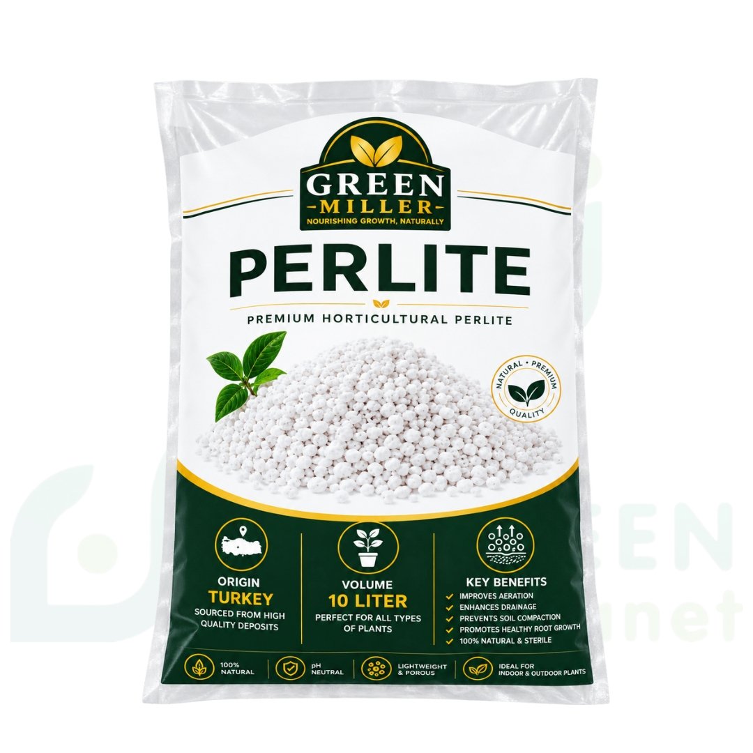 بيرلايت زراعي فاخر Perlite (10 لتر) – GREEN MILLER