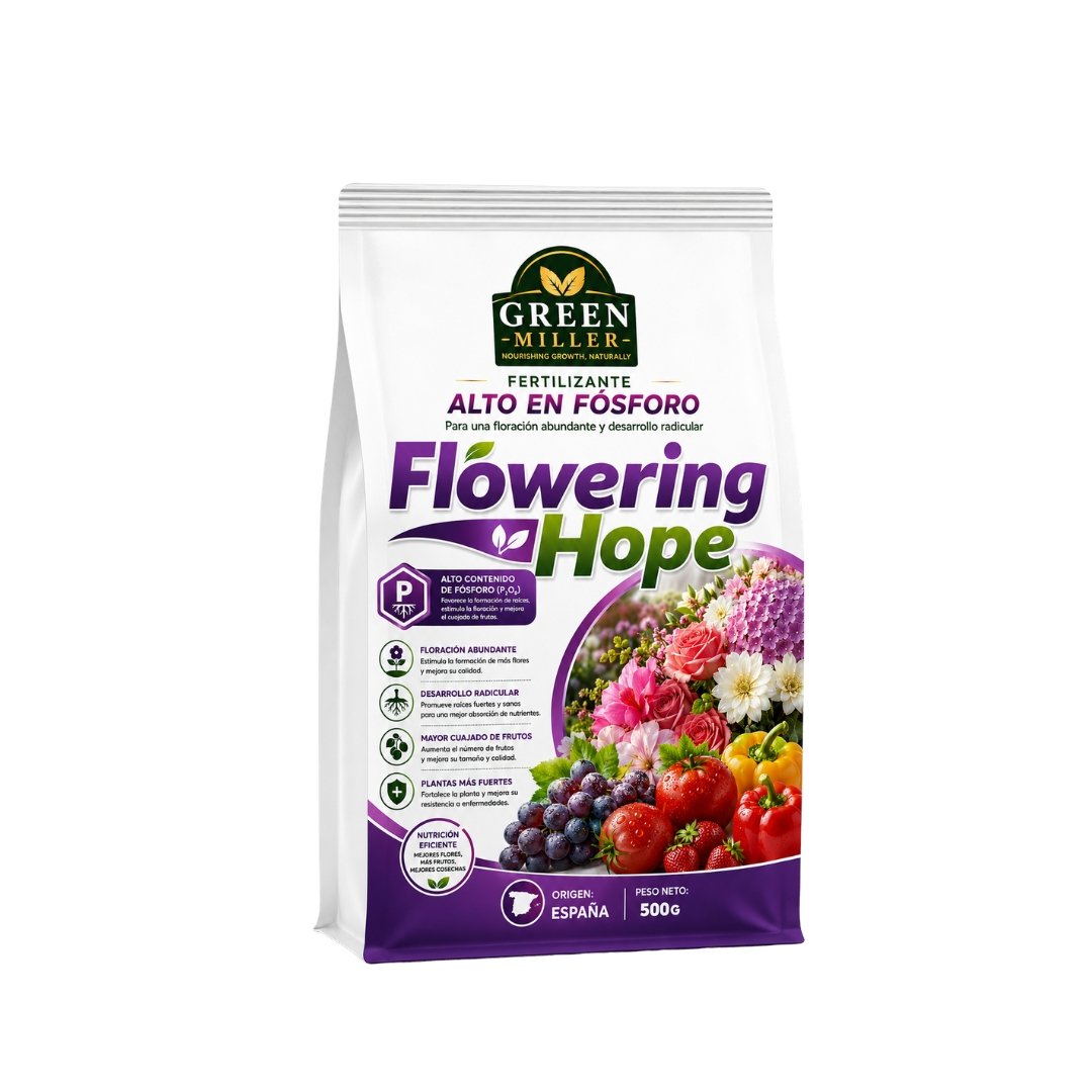 سماد عالي الفسفور Flowering Hope 0-61-12 (500 جرام) – GREEN MILLER